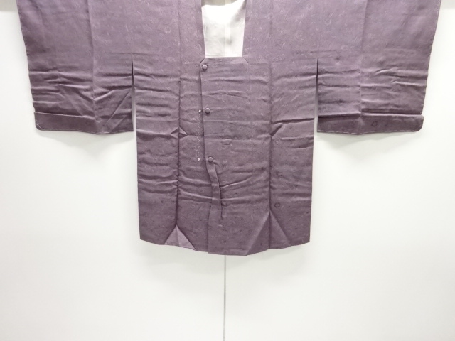 花模様織り出し暈し道行コート